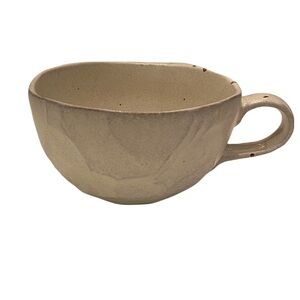 Misshaped White Ceramic Mug